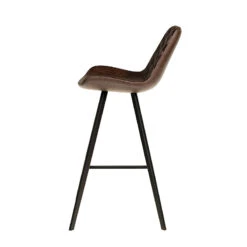 Tabouret De Bar Palmas PU Brun Foncé -MaisonChic Magasin tabouret de bar palmas pu brun fonce 1 5