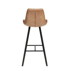 Tabouret De Bar Palmas PU Cognac -MaisonChic Magasin tabouret de bar palmas pu cognac 2