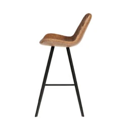 Tabouret De Bar Palmas PU Cognac -MaisonChic Magasin tabouret de bar palmas pu cognac 4