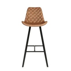 Tabouret De Bar Palmas PU Cognac -MaisonChic Magasin tabouret de bar palmas pu cognac 5
