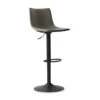 Tabouret De Bar Réglable Trevi PU Gris 1 Tabouret De Bar Réglable Trevi PU Gris -MaisonChic Magasin tabouret de bar reglable trevi pu gris