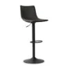 Tabouret De Bar Réglable Trevi PU Noir -MaisonChic Magasin tabouret de bar reglable trevi pu noir
