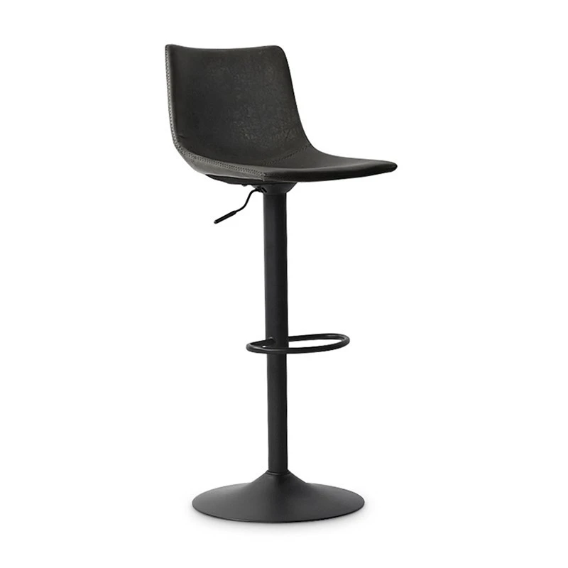 Tabouret De Bar Réglable Trevi PU Noir 3 Tabouret De Bar Réglable Trevi PU Noir