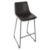 Tabouret De Bar Simili Noir Lois Atmosphera 2 Tabouret De Bar Simili Noir Lois Atmosphera -MaisonChic Magasin tabouret de bar simili noir lois atmosphera