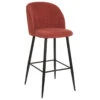 Tabouret De Bar Terracotta Céleste Pieds Noirs Atmosphera -MaisonChic Magasin tabouret de bar terracotta celeste pieds noirs atmosphera