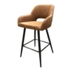Tabouret De Bar UDC8289 Marron Pieds Métal -MaisonChic Magasin tabouret de bar udc8289 marron pieds metal