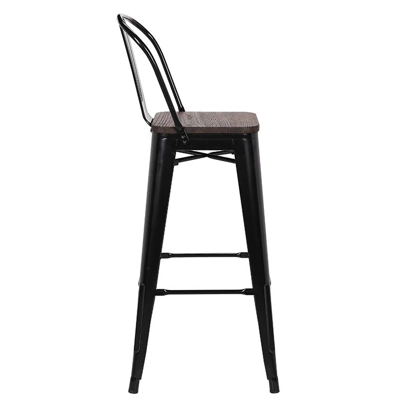 Tabouret De Bar Oscar Orme Antique Et Noir 5 Tabouret De Bar Oscar Orme Antique Et Noir – Image 3