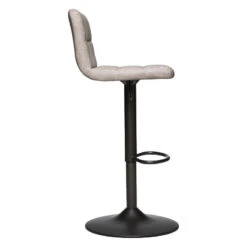 Tabouret De Bar Vintage Delek Ajustable Beige Atmosphera -MaisonChic Magasin tabouret de bar vintage delek ajustable beige lin atmosphera 3