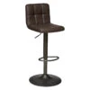 Tabouret De Bar Vintage Delek Ajustable Brun Atmosphera 2 Tabouret De Bar Vintage Delek Ajustable Brun Atmosphera -MaisonChic Magasin tabouret de bar vintage delek ajustable brun atmosphera