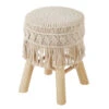 Tabouret Macramé Atmosphera 1 Tabouret Macramé Atmosphera -MaisonChic Magasin tabouret macrame atmosphera