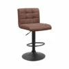 Tabouret Pivotant Hauteur Réglable Yeimy PU Marron 2 Tabouret Pivotant Hauteur Réglable Yeimy PU Marron -MaisonChic Magasin tabouret pivotant hauteur reglable yeimy pu marron