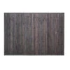 Tapis Latte Bambou 120x170cm Gris Foncé Atmosphera -MaisonChic Magasin tapis latte bambou 120x170cm gris fonce