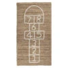 Tapis Marelle Jute 80x150 Cm Atmosphera -MaisonChic Magasin tapis marelle jute 80x150 cm atmosphera