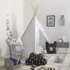 Tipi Pour Enfant Coloris Gris Atmosphera -MaisonChic Magasin tipi pour enfant coloris gris