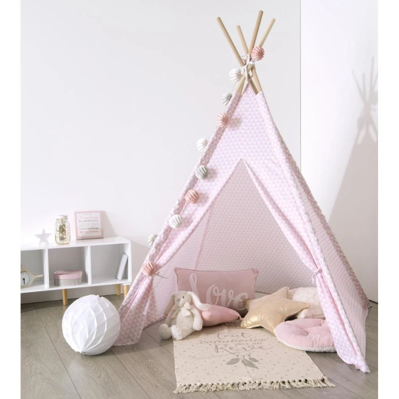 ATMOSPHERA Tipi Pour Enfant Coloris Rose 3 ATMOSPHERA Tipi Pour Enfant Coloris Rose