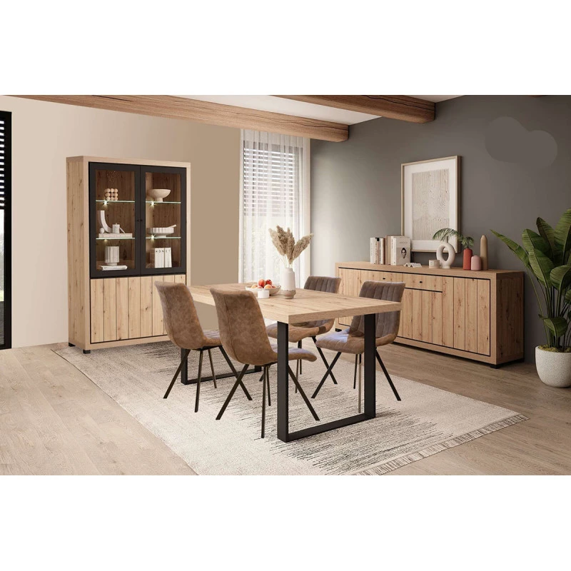 Vitrine 2 Portes + 2 Portes Vitrées Dijon 8 Vitrine 2 Portes + 2 Portes Vitrées Dijon – Image 6