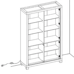 Vitrine 2 Portes + 2 Portes Vitrées Dijon 15 Vitrine 2 Portes + 2 Portes Vitrées Dijon -MaisonChic Magasin vitrine 2 portes 2 portes vitrees dijon 1 6